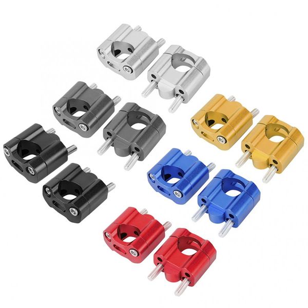 pair 22mm/28mm 1/8in 7/8in motorcycle handlebar mount clamps riser adapter cnc aluminum alloy high strength and durability
pair 22mm/28mm 1/8in 7/8in motorcycle handlebar mount clamps riser adapter cnc aluminum alloy high strength and durability