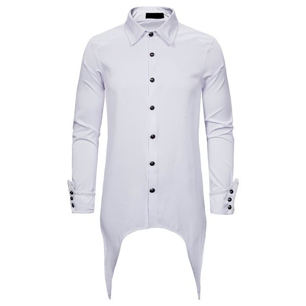 men's dress shirts shirt gentleman tuxedo high-grade long-sleeved casual wedding banquet, White;black
men's dress shirts shirt gentleman tuxedo high-grade long-sleeved casual wedding banquet, White;black