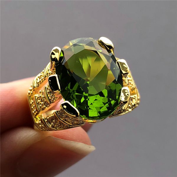 new fashion male peridot oval finger ring big crystal zircon stone ring 14kt yellow gold promise engagement rings for men, Slivery;golden
new fashion male peridot oval finger ring big crystal zircon stone ring 14kt yellow gold promise engagement rings for men, Slivery;golden