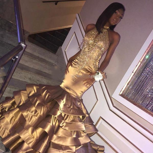 luxury mermaid tassels prom dresses halter neck beaded black girls party dress tiered floor length satin sequined evening gowns
luxury mermaid tassels prom dresses halter neck beaded black girls party dress tiered floor length satin sequined evening gowns