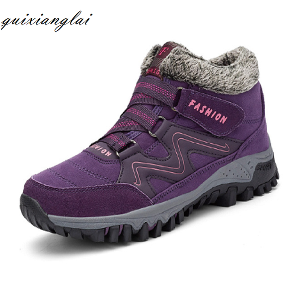 2020 winter women snow boots women warm push ankle boots female high wedge waterproof rubber hiking shoes, Black
2020 winter women snow boots women warm push ankle boots female high wedge waterproof rubber hiking shoes, Black