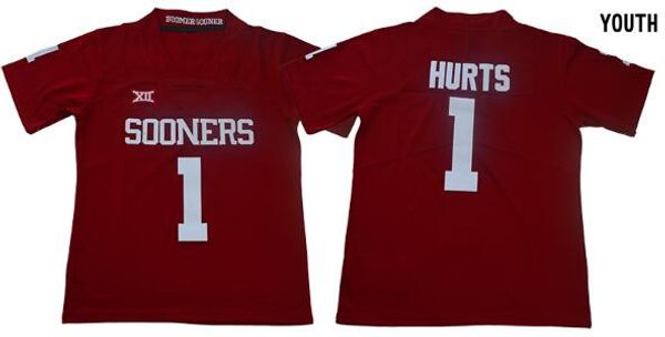 2019 youth oklahoma sooners college jalen hurts red jersey white kyler murray kid ncaa #6 baker mayfield university football jersey shirts, Black
2019 youth oklahoma sooners college jalen hurts red jersey white kyler murray kid ncaa #6 baker mayfield university football jersey shirts, Black