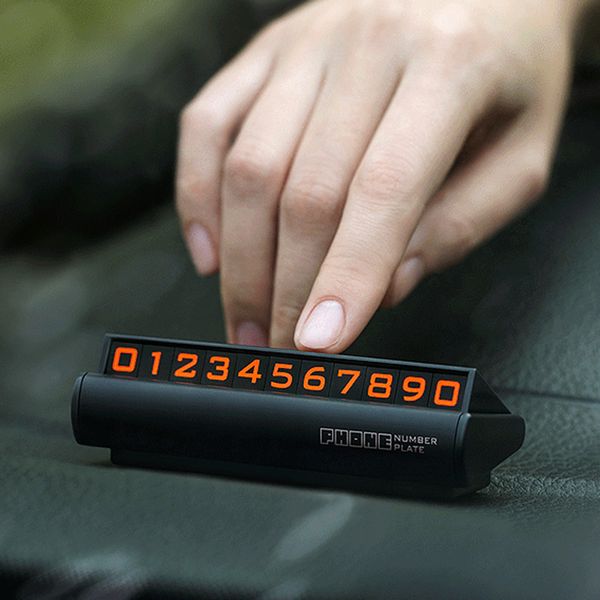 hidden car parking card mobile phone number plate auto ornament temporary car park sin styling automobile accessories
hidden car parking card mobile phone number plate auto ornament temporary car park sin styling automobile accessories