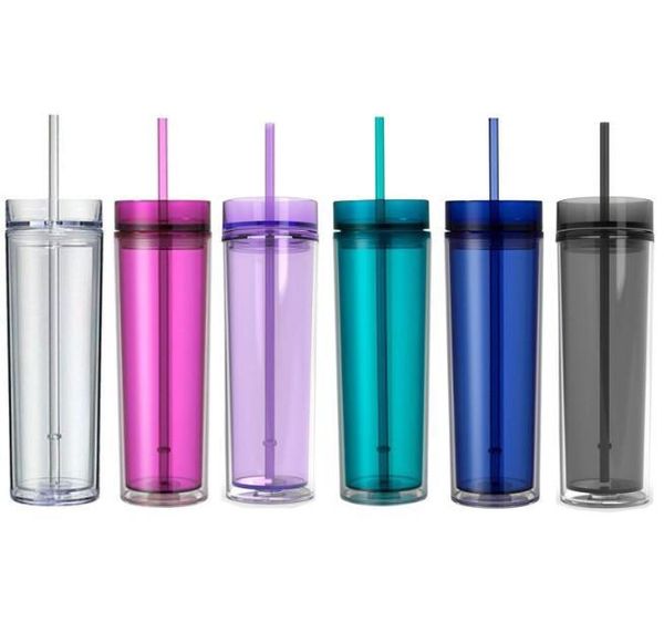 the latest 16ozskinny new straight cup double plastic cup with straw, 6 color options, support custom logo and style
the latest 16ozskinny new straight cup double plastic cup with straw, 6 color options, support custom logo and style