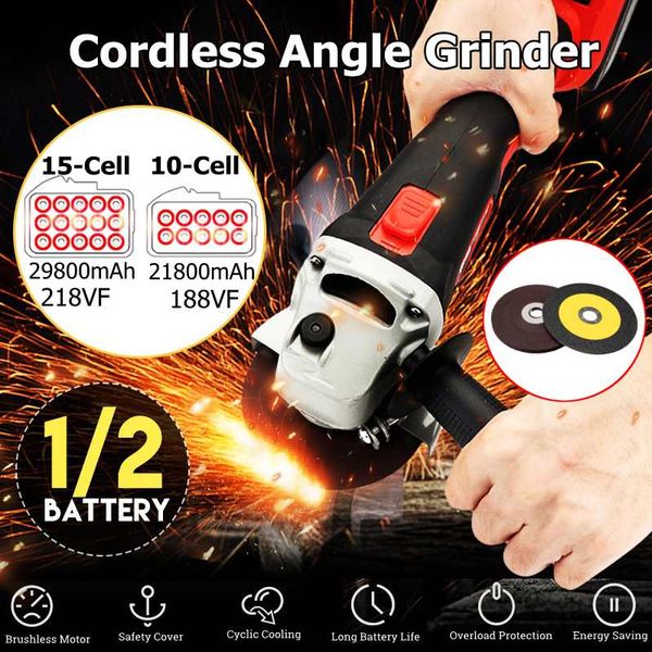 doersupp 188vf/218vf cordless angle grinder electric lithium battery angle grinding polisher polishing machine cutting tool
doersupp 188vf/218vf cordless angle grinder electric lithium battery angle grinding polisher polishing machine cutting tool