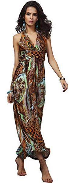 gubuyi women summer v-neck empire waist floral print beach long maxi dresses, Black;gray
