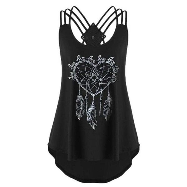 clothes for women fashion print sleeveless bandages vest strappycasual tank summer ropa de mujer, White
clothes for women fashion print sleeveless bandages vest strappycasual tank summer ropa de mujer, White