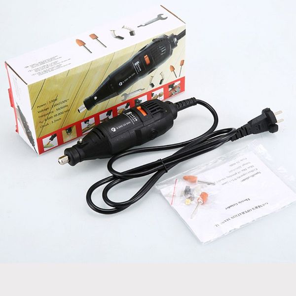 electric grinder mini tool miniature electric drill with 0.5-3.2mm drill chuck 40ja