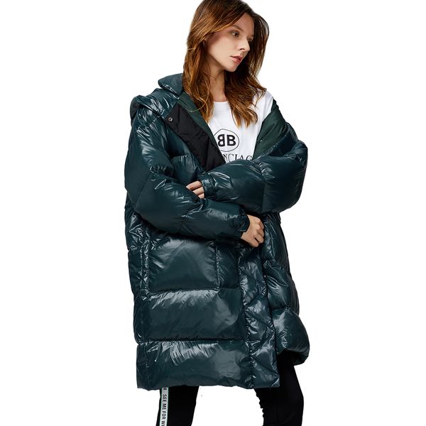 new fashion coat women's large size loose thick fashionable light and warm down jacket white duck down models, Black
new fashion coat women's large size loose thick fashionable light and warm down jacket white duck down models, Black