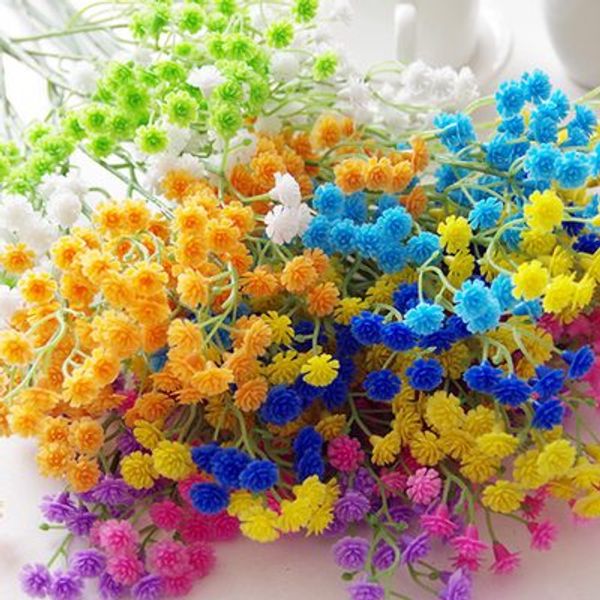 9colors 50pcs artificial baby breath flowers artificial gypsophila fake silk flower plant home wedding party home decoration
9colors 50pcs artificial baby breath flowers artificial gypsophila fake silk flower plant home wedding party home decoration
