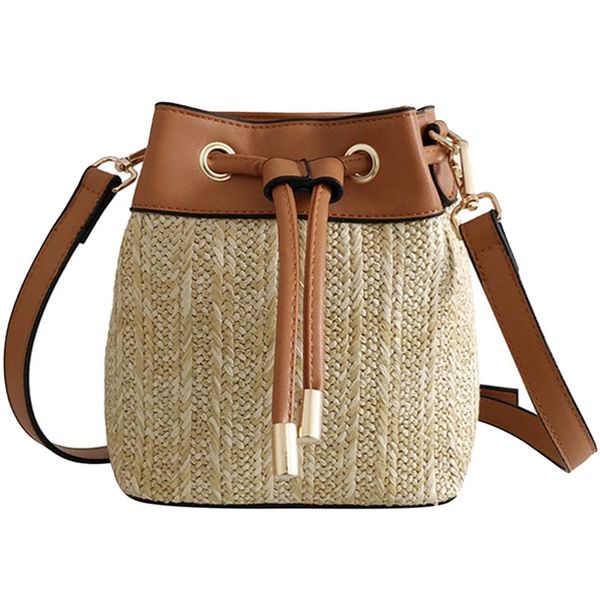 woven straw bag rattan bag for women small bucket crossbody shoulder bags pu drawstring messenger(brown
woven straw bag rattan bag for women small bucket crossbody shoulder bags pu drawstring messenger(brown