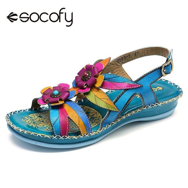 socofy genuine leather splicing hand painted retro floral stitching soft buckle strap sandals retro summer shoes ladies shoes, Black
socofy genuine leather splicing hand painted retro floral stitching soft buckle strap sandals retro summer shoes ladies shoes, Black