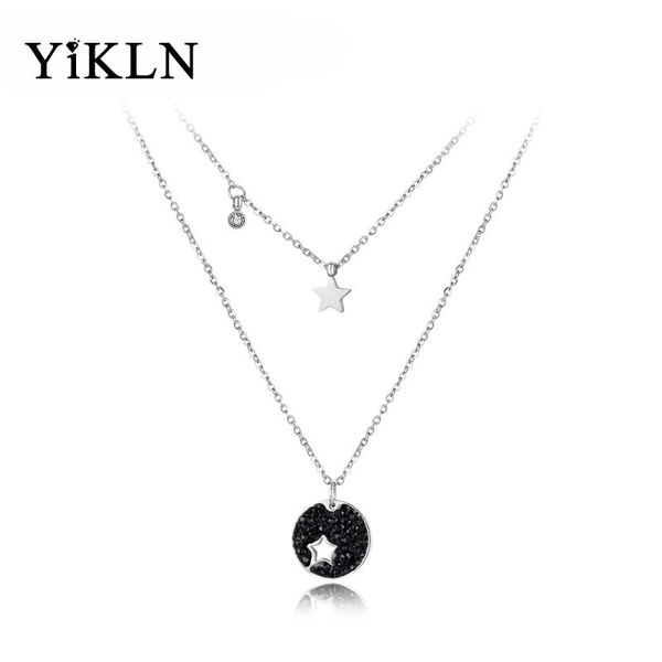 yikln trendy cz crystal star chokers necklace for women pave setting rhinestone rose gold color stainless steel jewelry yn18035, Silver
yikln trendy cz crystal star chokers necklace for women pave setting rhinestone rose gold color stainless steel jewelry yn18035, Silver