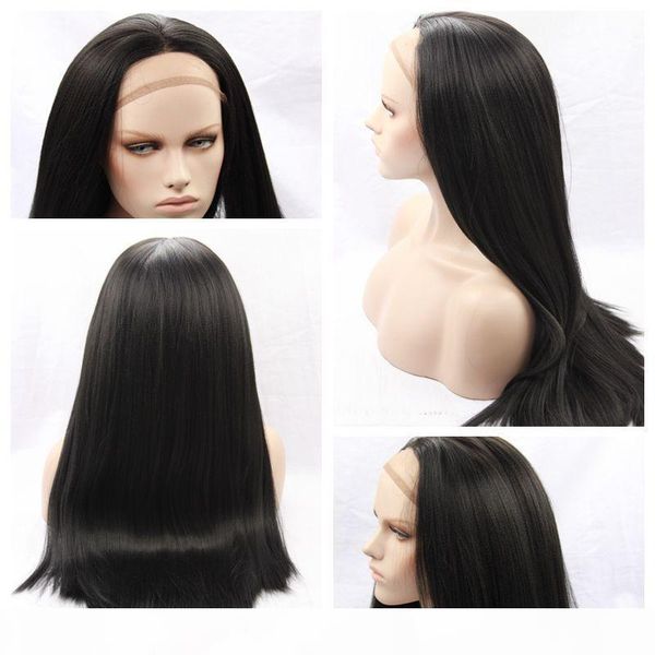 high density natural looking black yaki straight full lace wigs heat resistant glueless synthetic wigs lace front wigs with baby hair
high density natural looking black yaki straight full lace wigs heat resistant glueless synthetic wigs lace front wigs with baby hair