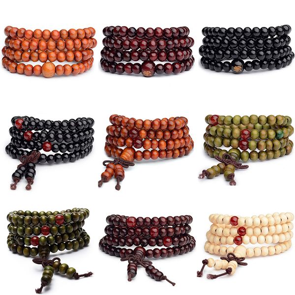 fashion women men charm bracelet natural wood beads 108 buddha bracelets retro ethnic bangle religion gift tibet jewelry, Black
fashion women men charm bracelet natural wood beads 108 buddha bracelets retro ethnic bangle religion gift tibet jewelry, Black