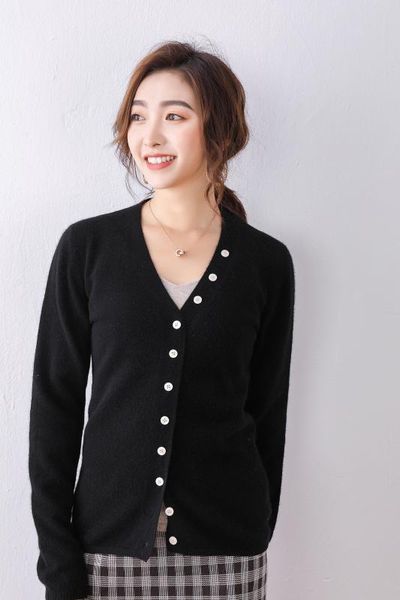 women's knits & tees 2021 women jackets 100% cashmere and wool knitting cardigans ladies v-neck soft sweaters cardigan woman clothes hi, White
women's knits & tees 2021 women jackets 100% cashmere and wool knitting cardigans ladies v-neck soft sweaters cardigan woman clothes hi, White