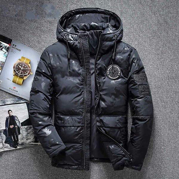 men's winter jacket thick snow parka overcoat white duck down jacket men wind breaker down coat size 4xl, Black
men's winter jacket thick snow parka overcoat white duck down jacket men wind breaker down coat size 4xl, Black