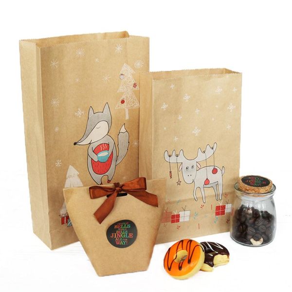 12pcs christmas kraft paper bag xmas stickers set moose gift paper bag stickers xmas candy cookies packing bags
12pcs christmas kraft paper bag xmas stickers set moose gift paper bag stickers xmas candy cookies packing bags
