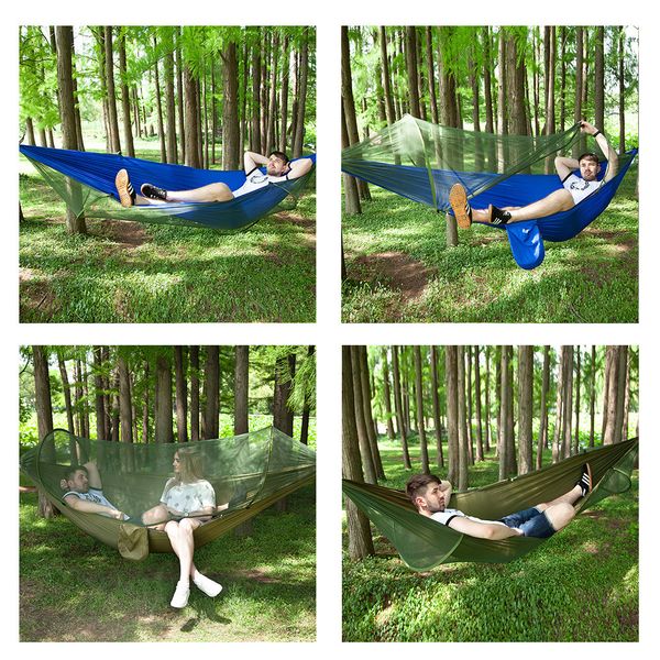 fully automatic quick opening bed net hammock outdoor camping tent garden camping swing nylon parachute cloth camping anti-mosquito hammock
fully automatic quick opening bed net hammock outdoor camping tent garden camping swing nylon parachute cloth camping anti-mosquito hammock