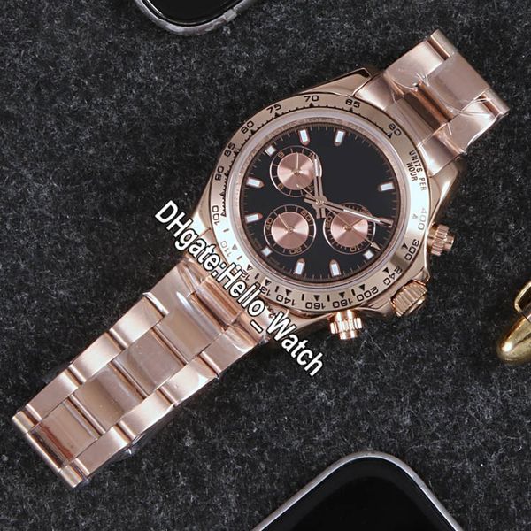 luxury new dayto 40mm 116505 automatic mens watch black dial gold subdial sapphire no chronograph rose gold steel bracelet hello_watch, Slivery;brown
luxury new dayto 40mm 116505 automatic mens watch black dial gold subdial sapphire no chronograph rose gold steel bracelet hello_watch, Slivery;brown