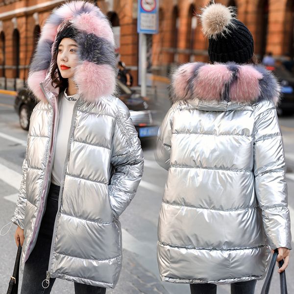 winter long glossy parka women's waterproof coat fur hooded jacket 2019 thick warm parka women winter jacket oversize, Black
winter long glossy parka women's waterproof coat fur hooded jacket 2019 thick warm parka women winter jacket oversize, Black