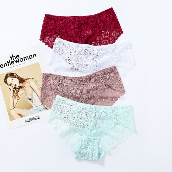 women lace panties underwear hollow panties for female woman lingerie underpants black/white solid color briefs femme
women lace panties underwear hollow panties for female woman lingerie underpants black/white solid color briefs femme