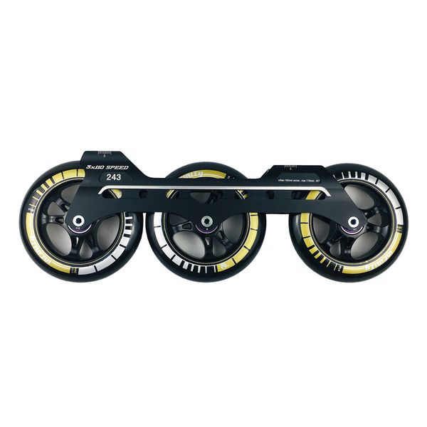 speed inline skate 3*110mm frames 243mm with 100mm or 110mm powerslide skating wheels for 165mm mounting distance patines base
speed inline skate 3*110mm frames 243mm with 100mm or 110mm powerslide skating wheels for 165mm mounting distance patines base