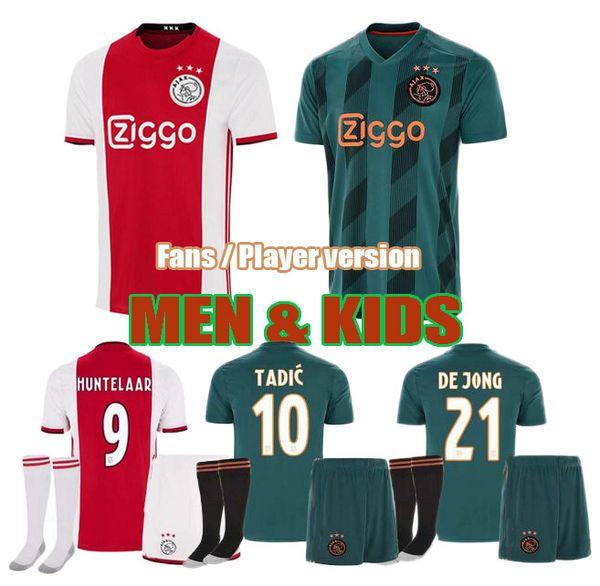 2019 20 ajax fc soccer jerseys kids kits 19/20 camisa tadic huntelaar ven de beek fans & player version men football shirts, Black
2019 20 ajax fc soccer jerseys kids kits 19/20 camisa tadic huntelaar ven de beek fans & player version men football shirts, Black