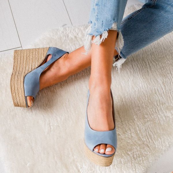 heflashor 2020 new summer sandals woman high heel wedges shoes slip-on platform open toes women sandals shoes chaussures femme, Black
heflashor 2020 new summer sandals woman high heel wedges shoes slip-on platform open toes women sandals shoes chaussures femme, Black