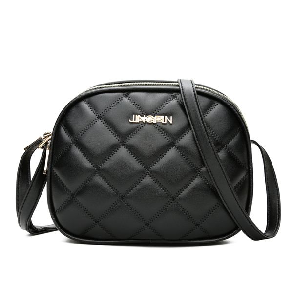 multi-layer soft pu leather lattice women bag ladies fashion simple black women's shoulder messenger bag
multi-layer soft pu leather lattice women bag ladies fashion simple black women's shoulder messenger bag