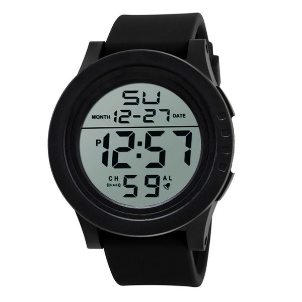 saat watches mens led digital quartz fashion casual wrist watch sport men's buckle round silicone band acrylic relojes, Slivery;brown
saat watches mens led digital quartz fashion casual wrist watch sport men's buckle round silicone band acrylic relojes, Slivery;brown
