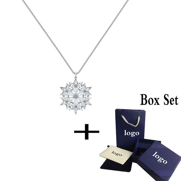 swa 2019 fashion jewelry new magic snow necklace white gold shiny snowflake crystal necklace female romance jewelry gift, Silver
swa 2019 fashion jewelry new magic snow necklace white gold shiny snowflake crystal necklace female romance jewelry gift, Silver