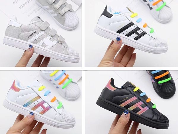 2019 new brand kids shell head boy girls sneakers superstar children shoes new stan shoes fashion smith sneakers sport running shoes 22-35, Black;grey
2019 new brand kids shell head boy girls sneakers superstar children shoes new stan shoes fashion smith sneakers sport running shoes 22-35, Black;grey