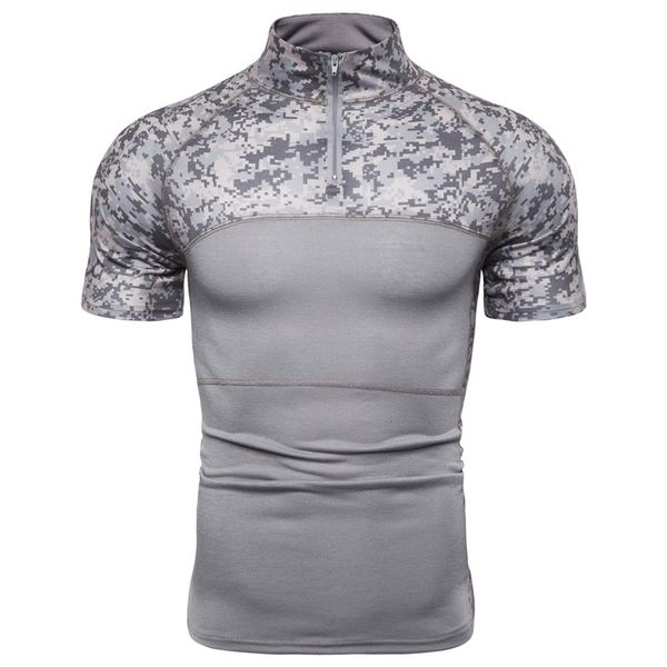 military tactical shirt short sleeve camouflage ranger army combat shirt airsoft paintball hunting t shirt war game clothing men outdoor t-s, Gray;blue
military tactical shirt short sleeve camouflage ranger army combat shirt airsoft paintball hunting t shirt war game clothing men outdoor t-s, Gray;blue