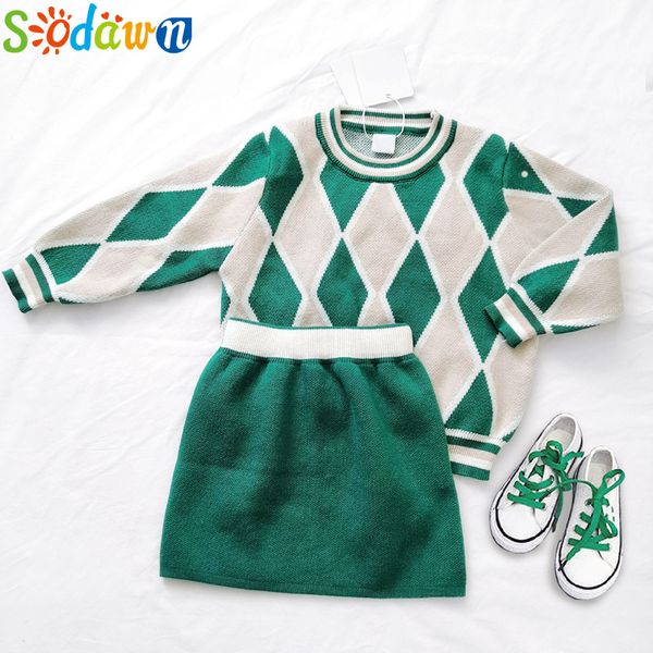 sodawn 2019 spring autumn children clothing sets fashion girls clothes suit plaid sweater+skirt 2pcs kids clothes outfits, White
sodawn 2019 spring autumn children clothing sets fashion girls clothes suit plaid sweater+skirt 2pcs kids clothes outfits, White