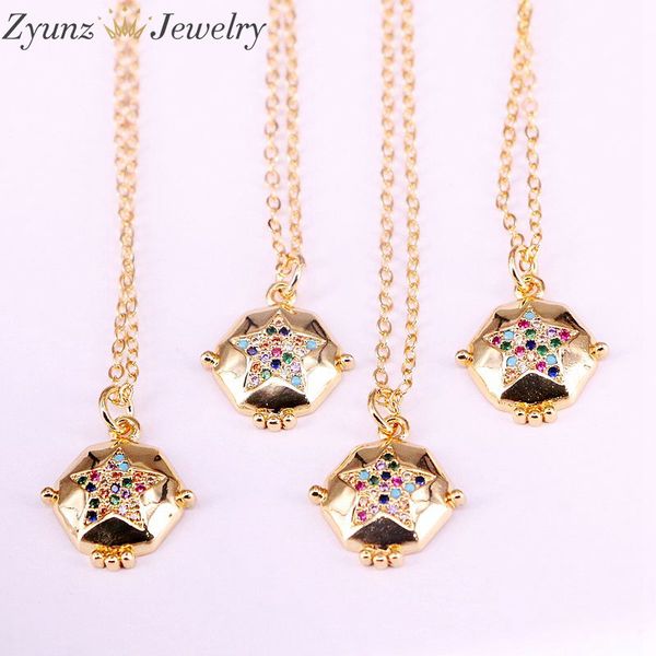10pcs, rainbow cz star pendant charm golden micro paved cz stone jewelry rainbow crystal necklace, Silver
10pcs, rainbow cz star pendant charm golden micro paved cz stone jewelry rainbow crystal necklace, Silver