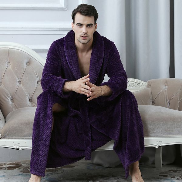 robe мужской теплый халата зима багрянице удлиненная фланель халат мужской полный рукав кимоно ванна pajama homme, Black;brown
robe мужской теплый халата зима багрянице удлиненная фланель халат мужской полный рукав кимоно ванна pajama homme, Black;brown