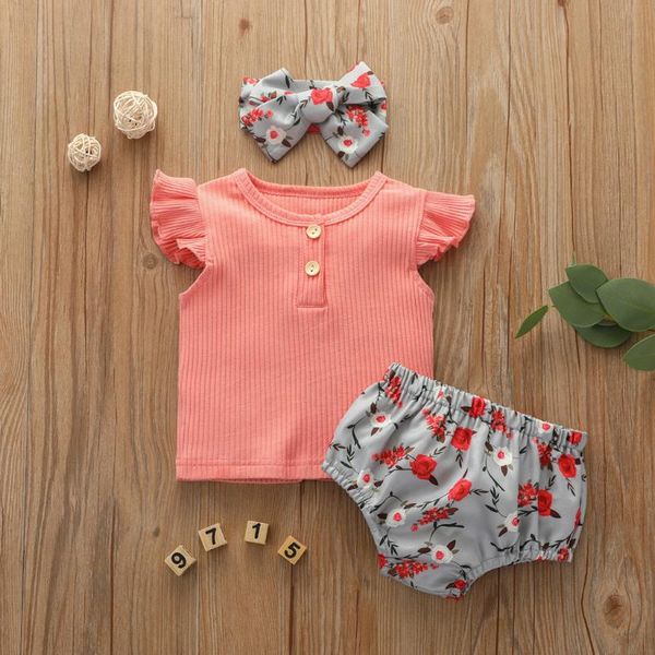 summer baby 2pcs set 3-24m toddler infant girls fashion sleeve solid pit strip +floral print shorts+headbands outfits, White
summer baby 2pcs set 3-24m toddler infant girls fashion sleeve solid pit strip +floral print shorts+headbands outfits, White
