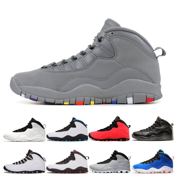 Wholesale 10 men basketball shoes Cool Grey Chicago GS Fusion Red Tinker Huarache Light I'm Back Cement white 10s mens sports sneakers
Wholesale 10 men basketball shoes Cool Grey Chicago GS Fusion Red Tinker Huarache Light I'm Back Cement white 10s mens sports sneakers