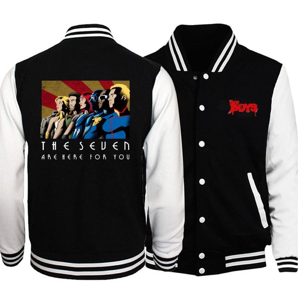 cool the boys the seuen arehere for you anime streetwear baseball jacket men autumn plus size hip hop sportswear jacket men, Black;brown
cool the boys the seuen arehere for you anime streetwear baseball jacket men autumn plus size hip hop sportswear jacket men, Black;brown