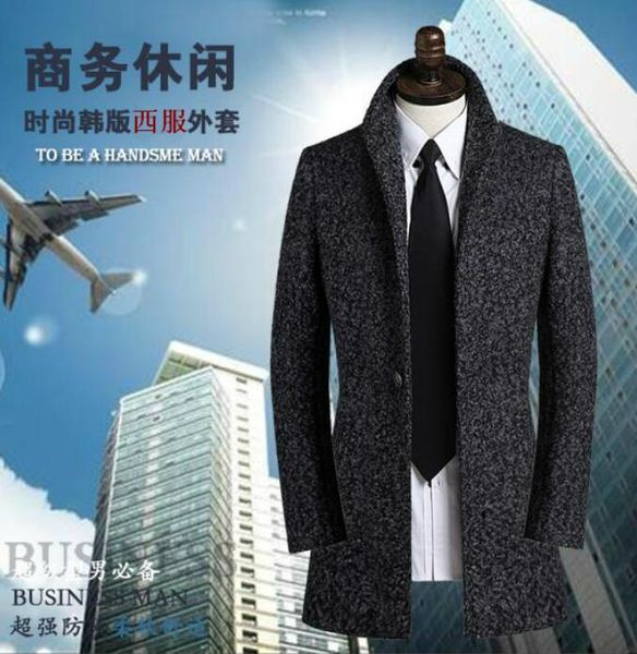 stand collar long sleeve wool coat men grey slim fit business mens overcoat grey casaco masculino fashion plus size s - 9xl, Black
stand collar long sleeve wool coat men grey slim fit business mens overcoat grey casaco masculino fashion plus size s - 9xl, Black