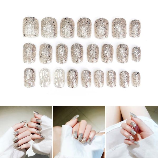 2019 fashion 24pcs glittering fake nails tips manicure decoration decals diy false nails for women ladies, Red;gold
2019 fashion 24pcs glittering fake nails tips manicure decoration decals diy false nails for women ladies, Red;gold