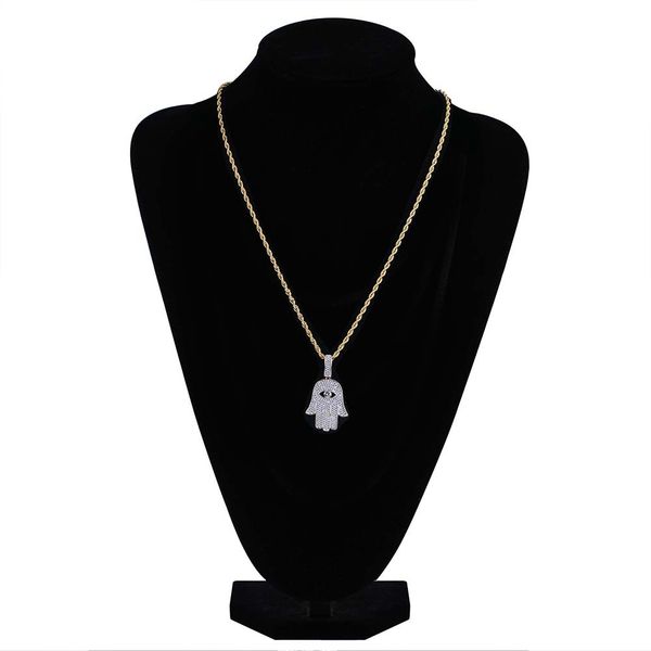 fashion- plated iced out fatima hand pendant necklace twist chain full cz cubic zirconia vintage talisman jewelry gifts for men and women, Silver
fashion- plated iced out fatima hand pendant necklace twist chain full cz cubic zirconia vintage talisman jewelry gifts for men and women, Silver