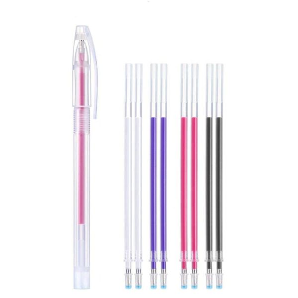1pc heat erasable fabric marking pens with 10pcs fabric marker refills for patchwork clothing pu leather mark sewing tool, Black
1pc heat erasable fabric marking pens with 10pcs fabric marker refills for patchwork clothing pu leather mark sewing tool, Black