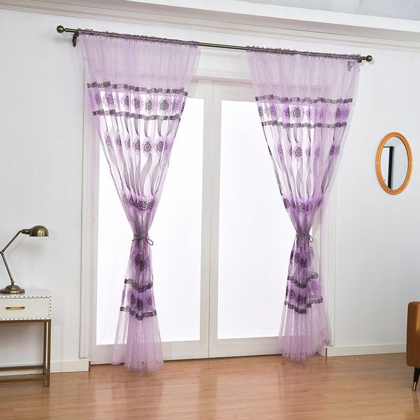 100x200cm floral sheer window gauze curtain window decoration living room decor home garden supplies
100x200cm floral sheer window gauze curtain window decoration living room decor home garden supplies