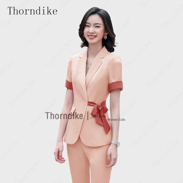 thorndike 2 pieces set notch collar smooth formal straight pants suit office lady uniform designs for women business work wear, White;black
thorndike 2 pieces set notch collar smooth formal straight pants suit office lady uniform designs for women business work wear, White;black
