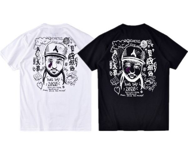 summer mens designer t shirts asap rocky mob yams day tee hip-hop rap hand-drawn lines fashion brand loose short sleeve cotton casual, White;black
summer mens designer t shirts asap rocky mob yams day tee hip-hop rap hand-drawn lines fashion brand loose short sleeve cotton casual, White;black
