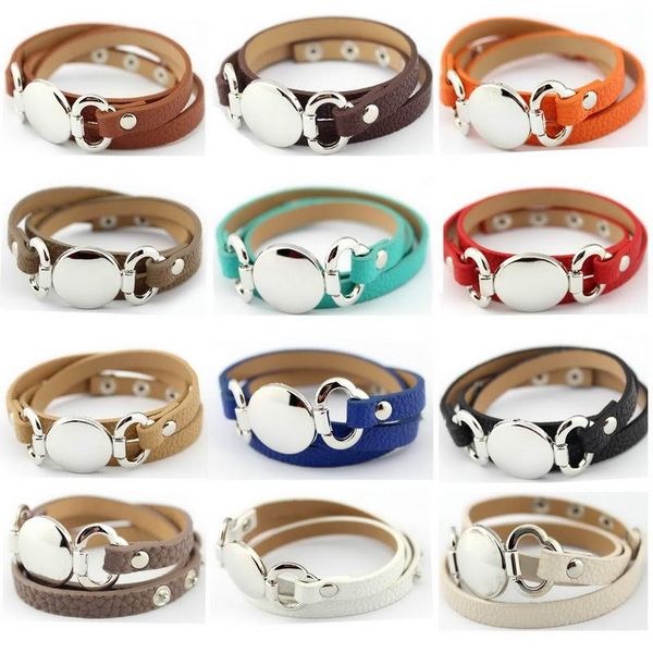 zwpon fashion classic blank wrap leather bracelet for men women leather engraved charms bracelets female jewelry, Black
zwpon fashion classic blank wrap leather bracelet for men women leather engraved charms bracelets female jewelry, Black