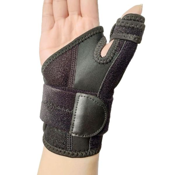 thumb bracer hand band men women fracture wrist support adjustable black brace carpal tunnel sports useful sprains belt solid, Black;red
thumb bracer hand band men women fracture wrist support adjustable black brace carpal tunnel sports useful sprains belt solid, Black;red