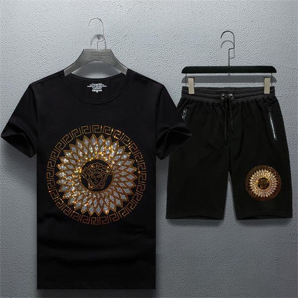men designer tracksuit fashion brand printed short t-shirt with joggers casual suit luxury men s designer joggers sets, Gray
men designer tracksuit fashion brand printed short t-shirt with joggers casual suit luxury men s designer joggers sets, Gray